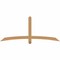 Ekena Millwork Bellingham Timber Gable Bracket, Western Red Cedar, 72"W x 30"H x 3 1/2"D x 3 1/2"F, 10/12 Pitch GBW072X30X0404BEL00SWR - alternate 1